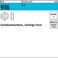 50er PACK(Stk)  000936920000100000 Sechskantmutter DIN 936 M 10 A 2