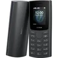 Nokia 105 2G (2025), Charcoal, Dual SIM, Feature Phone neu - Schwarz