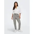 ONLY Bundfaltenhose ONLPoptrash (1-tlg) Falten grau S