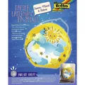 Folia Laternen Bastelset, Sonne, Mond & Sterne, inklusive Laternenstab und LED