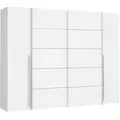 FORTE Schwebetürenschrank Narago 270 x 210 cm Dekor Weiß