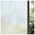 Lifetree Fensterfolie Blickdicht Selbsthaftende Sichtschutzfolie Fenster Dekofolie Privatsphäre Statisch haftenden Glasaufkleber Ohne Klebstoff Milchglasfolie für Zuhause und Büro Blumen 44.5 * 200 cm