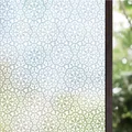 Fensterfolie blickdicht Sichtschutzfolie Dekofolie Blumen 44.5 x 200 cm