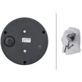 HELLA 2NE 964 169-021 Nebelschlussleuchte - 12/24V - rund - Anbau/Einbau - Lichtscheibenfarbe: rot -