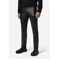 RICANO Lederhose No. 3 TR – Slim Fit Lederhose aus Lamm Leder im 5-Pocket-Stil schwarz 32