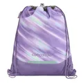 coocazoo Turnbeutel „Arctic Lights”, Flieder, mit Reißverschlussfach und Kordelzug, reflektierende Elemente, Schnalle zur Befestigung am Schulrucksack, 10 Liter, ab der 3. Klasse