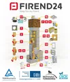 Schornstein Bausatz h 7,0m d 180 mm Keramik Esse Massiv 36x36 Kamin