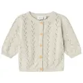 Name It Strickjacke NKFBanni (1-tlg) Lochmuster beige 104 EU