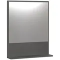 Trendteam Wandspiegel, Anthrazit, Holzwerkstoff, 60x74x14 cm, Badezimmer, Badezimmerspiegel, Badspiegel