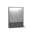 trendteam smart living - PureBliss - Wandspiegel - Anthrazit - (BxHxT) 60 x 74 x 14 cm - Badezimmerspiegel mit 60 cm Ablagefläche