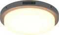 TRIO LEUCHTEN LED Außen-Wandleuchte "BERMEJO, Hausnummer Leuchte mit Bewegungsmelder IP54 Fassadenleuchte", anthrazit, 1, Ø 30cm H: 5,7cm, 1 Stk., Leuchten, CCT Lichtfarbe einstellbar 2300-4000K, 1450 Lumen 14W Ø 30cm, LED Außen-Wandleuchte