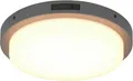 TRIO Leuchten LED Außen-Wandleuchte BERMEJO, Hausnummer Leuchte mit Bewegungsmelder IP54 Fassadenleuchte, Bewegungsmelder, Leuchtdauer einstellbar, LED fest integriert, Farbwechsler, warmweiß - kaltweiß, CCT Lichtfarbe einstellbar 2300-4000K, 1450 Lumen 14W Ø 30cm