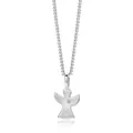MIORE Damen Halskette | Engel Design | 925 Sterling Silber | mit Zirkonia | hautfreundliche Kette Silber, Panzerkette | Damen Schmuck vom Juwelier
