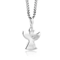 Miore - Damen Halskette mit Engel Anhänger Sterling Silber (925) - Schutzengel