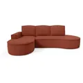 Bettso Ecksofa, Rot, Holzwerkstoff, Textil, L-Form, 277x157 cm, Wohnzimmer, Sofas & Couches, Wohnlandschaften, Ecksofas