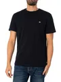 Gant Herren Reg Shield T-Shirt T Shirt, Schwarz, 3XL EU