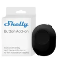 Shelly Button Add-on Schwarz - Nachrüstfähiges Design, Vorkonfektionierte Kabel, Aufputzgehäuse, Weitgehende Kompatibilität
