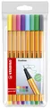 STABILO Point 88 Fineliner 0.4 mm Mehrfarbig EO88/8-01