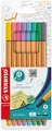 STABILO Fineliner Stabilo Point 88 Pastel Etui 8 St?ck