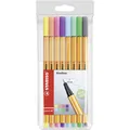 STABILO point 88 Pastel Fineliner 8 Pastelfarben Tintenschreiber Farbstifte Set