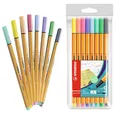 Stabilo Point 88 Fineliner /8er Set/ Pastell 88/8-01