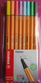 STABILO point 88 Fineliner 8er Etui Pastel Neu Tintenfeinschreiber