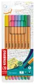 STABILO Fineliner point 88 Pastel Colors, 8er Kartonetui