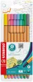 STABILO Fineliner point 88 Pastell, 8er Set