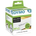 DYMO Original Etikett für LabelWriter, Adressen - weiss - permanent haftend, 2 x 130 Etiketten