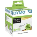 DYMO Etiketten Rolle  99010 S0722370 89 x 28 mm Papier Weiß 260 St. Permanent...