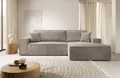 Selsey Ecksofa FARESE NEW, mit Schlaffunktion, Bettkasten und tierfreundlichem Cordbezug, 267 cm