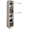 VCM Regal "Dacho", BxHxL: 40 x 194 x 38 cm, Holzwerkstoff - weiss