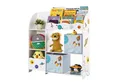 SONGMICS Spielzeugtruhe Kinderregal Bücherregal Kinder, Spielzeugregal mit 2 Aufbewahrungsboxen
