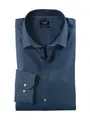 Herren Hemd No. 6 Super Slim Fit Langarm, petrol, Gr. 43 (XL)