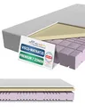 AM Qualitätsmatratzen Premium 7 Zonen Viscoschaum Matratze 90x200 H2 - Made in Germany - Oeko TEX Memory Foam Matratze 90x200-23 cm Hoch - Kaltschaummatratze 90x200 H2 mit 4cm Viscoauflage