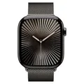 Apple Watch Series 10 (GPS + Cellular) 46mm Titan Slate Milanese Schiefer M/L - Grau