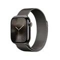 Apple Watch Series 10 46mm GPS + Cellular, Titan-Gehäuse und Schiefer-Milanese
