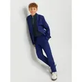 Jack & Jones Junior Anzug JJEJAXON sorgt für stylischen Look mit optimaler Passform (Set, 2-tlg) unifarben, modisch, slim fit, Jersey, Reverskragen blau 158