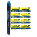 ONLINE® Tintenpatronen für Füller Kombi blau, 40 St.