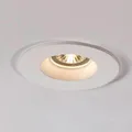 Weiße  PLASTRA LED-Gips Einbauleuchte rund  bemalbar SLV 148070