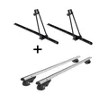 2x Fahrradträger ORION+Dachträger VDP004 L für für Opel Astra Caravan 92-04