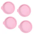 4 Stück Silikon Backform Rund, 6 Zoll Silikonform Rund Set Kleine Kuchenform ...