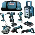 Makita DTD154 Akku Schlagschrauber Combo Kit 18V Set - 11tlg. mit DHP458 uvm. ++