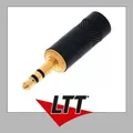 Neutrik REAN NYS 231 BG REAN Mini Stereo Klinkenstecker 3,5 mm mit goldene