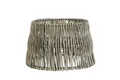Light & Living Lampenschirm Lampenschirm Zylinder ROTAN von Light & Living Grau Ø40cm Rund Rattan