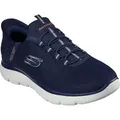 Skechers Herren Sneakers Marine 232457NVY Grösse 42,5 - Dunkelblau - 42,5