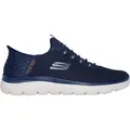 Skechers Herren Slipper Sportlich Gummisohle blau (42.5) (232457)