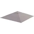 Outsunny Pavillondach,, Beige, Kunststoff, 295x20x298 cm, Sonnen- & Sichtschutz, Pavillons & Pergolas