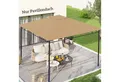Outsunny Pavillon-Ersatzdach Pavillonabdeckung, Beige, 180 g/m², 295 x 295 cm (Ersatzdach, Pavillondach), 298x295 für Metall-Gartenpavillon
