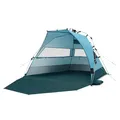 Strandmuschel qeedo Quick Bay Pro Strandzelt Quick Up Sonnenschutz - Oceanblue